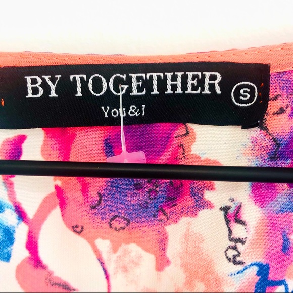 NWT | By Together | Floral Cold Shoulder Romper - Picture 6 of 6